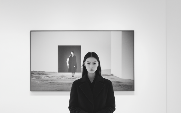 Quiet luxury fashion outfit with a neutral-tone leather handbag — understated, logo-free, old money aesthetic